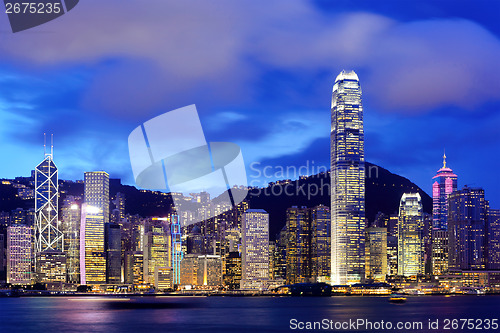 Image of Hong Kong and victoria harbour