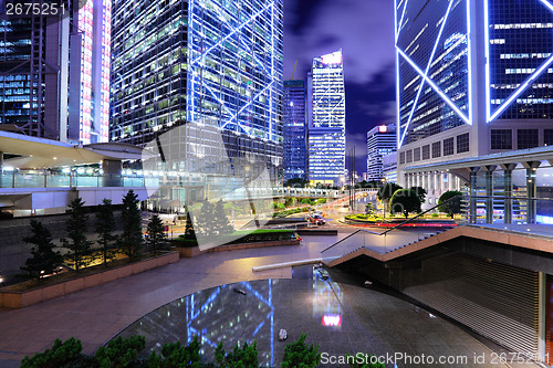 Image of Hong Kong commercial district