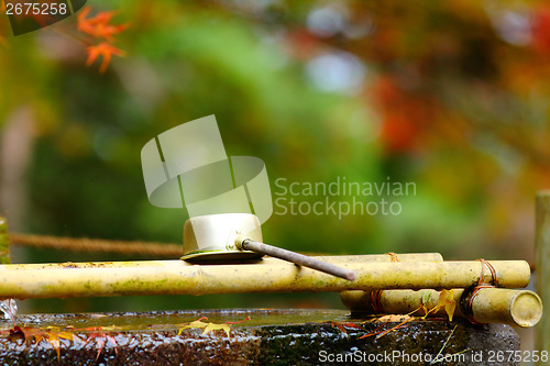 Image of Ladle in Japanese temple