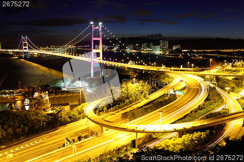 Image of Suspension bridge in Hong Kong