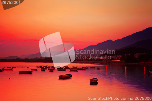 Image of Sunset seascape