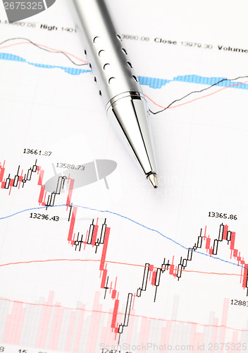 Image of Stock market graph