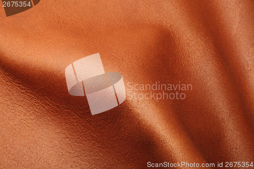 Image of Wavy brown leather