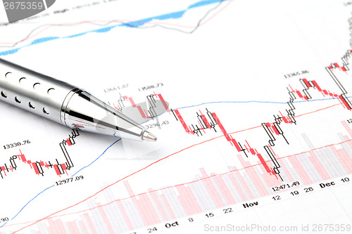 Image of Stock exchange graph