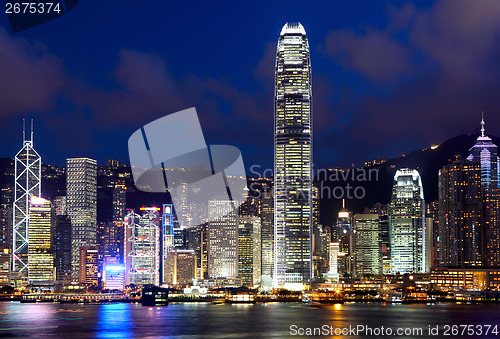 Image of Hong Kong at night