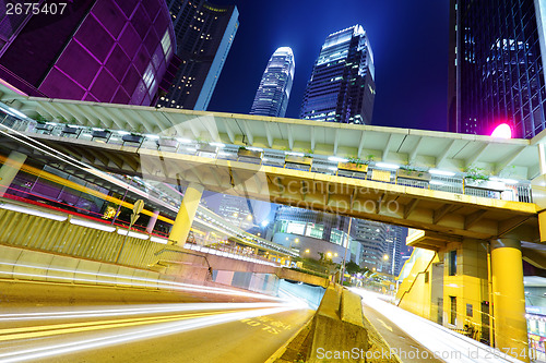 Image of Hong Kong traffic trail