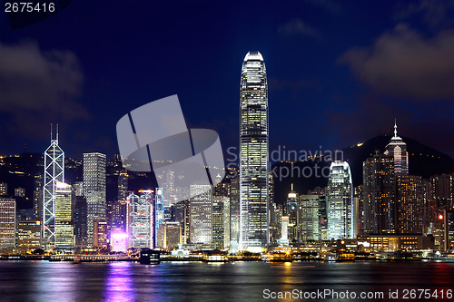 Image of Hong Kong at night