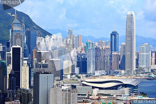 Image of Hong Kong commercial district