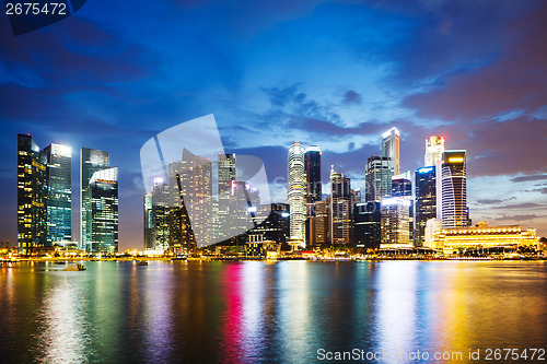 Image of Singapore night