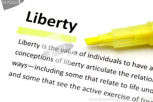 Image of Definition of liberty