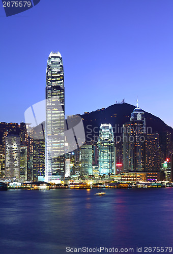 Image of Hong Kong at night