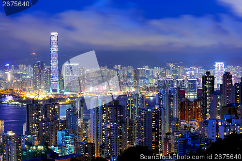 Image of Hong Kong night