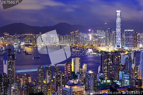 Image of Hong Kong night