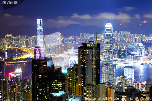 Image of Hong Kong at night