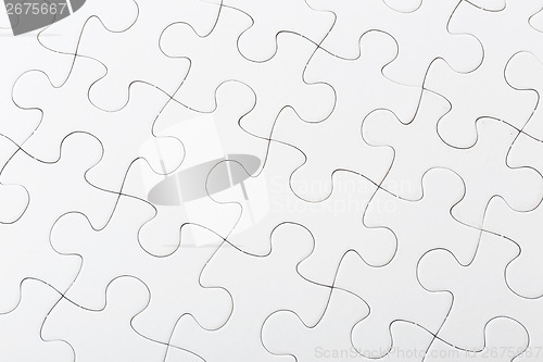 Image of Completed white puzzle