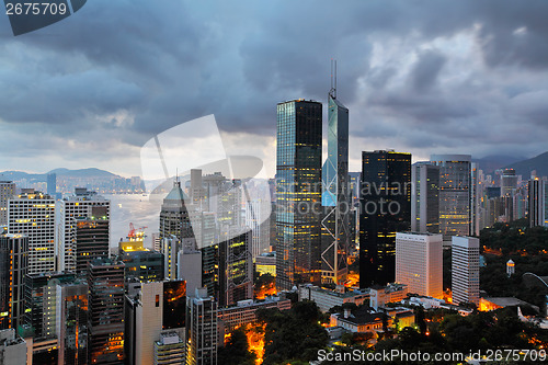 Image of Hong Kong evening