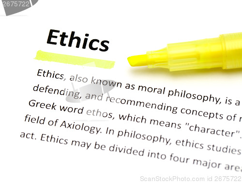 Image of Definition of ethics