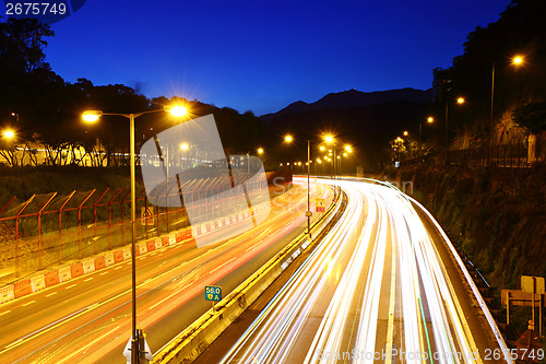 Image of Highway at night