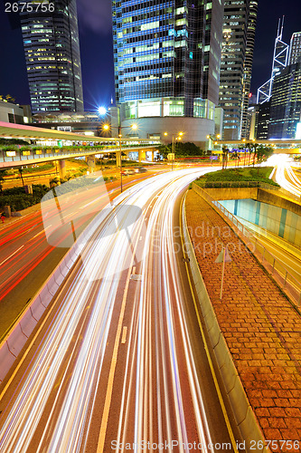 Image of Busy traffic in city