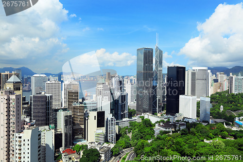 Image of Hong Kong financial area