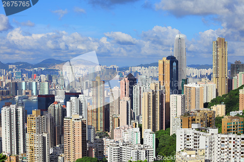 Image of Hong Kong city from peak