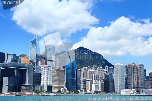 Image of Commercial district in Hong Kong