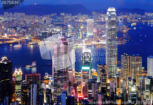 Image of Hong Kong at night