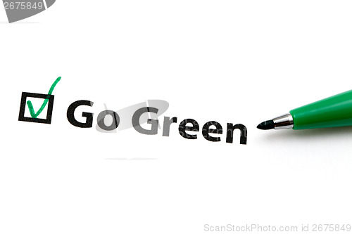 Image of Go green