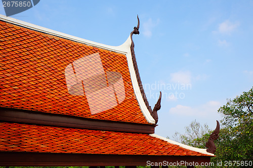 Image of Roof eaves of temple