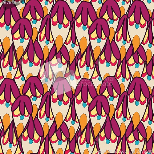 Image of Seamless abstract hand-drawn texture