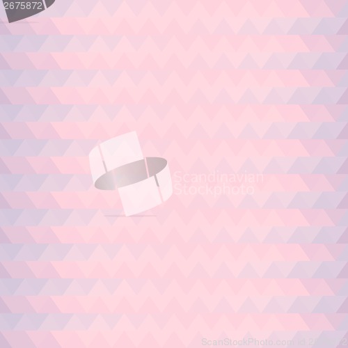 Image of Pink triangles zigzaz pattern