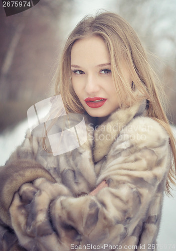 Image of winter portrait