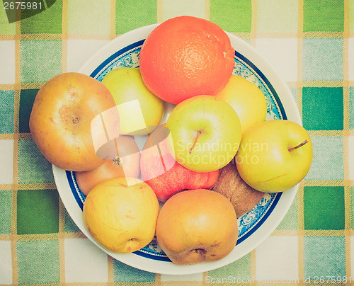 Image of Retro look Fruits