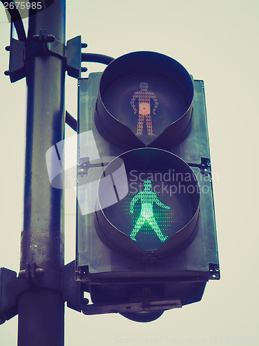 Image of Retro look Green Light