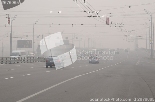 Image of Thick Smog in Moscow