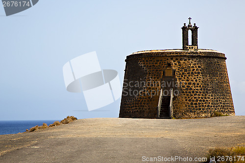 Image of lanzarote castillo de las coloradas spain 