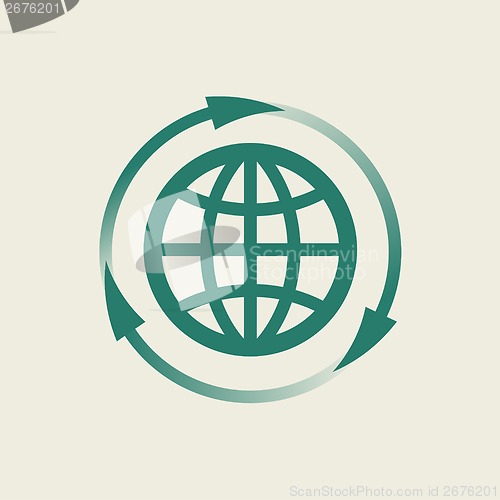 Image of Eco Flat Icon