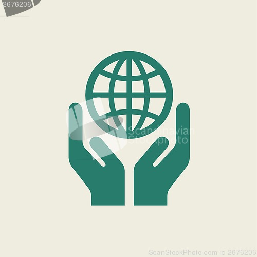 Image of Eco Flat Icon