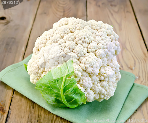 Image of Cauliflower on a blackboard