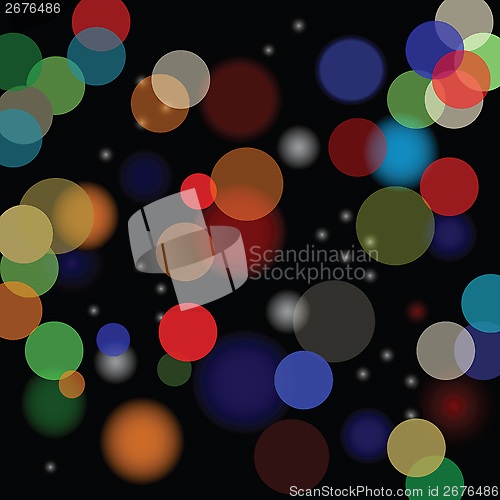 Image of blurred lights