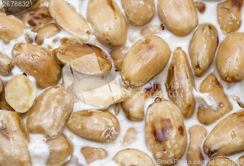 Image of French nougat with almonds 