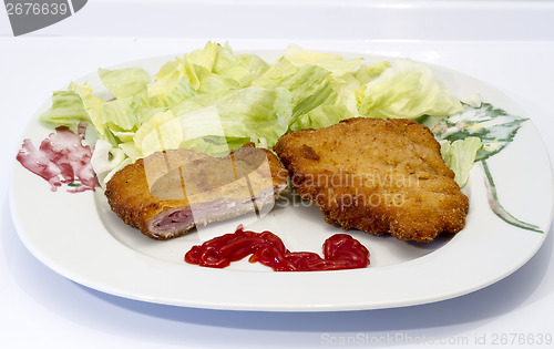 Image of fried cordon blue