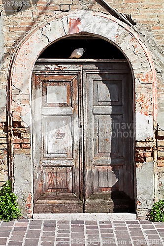 Image of old wooden door