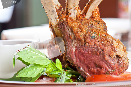 Image of roasted lamb rib