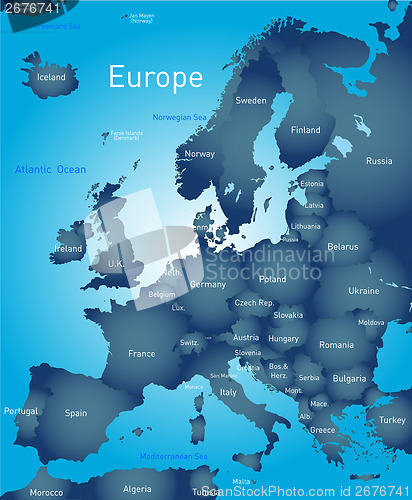 Image of Map of europe