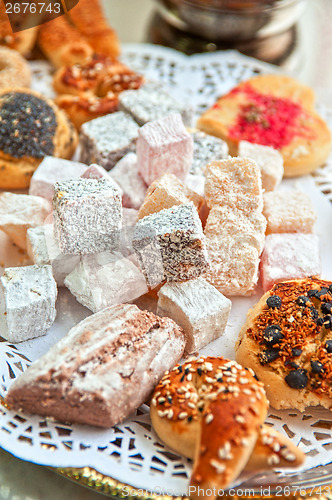 Image of Turkish delight dessert