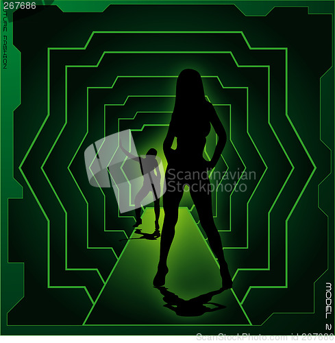 Image of sexy tunnel model 2