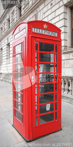 Image of London telephone box