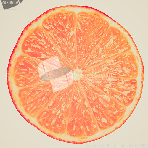 Image of Retro look Orange slice