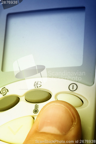 Image of Remote buttons.